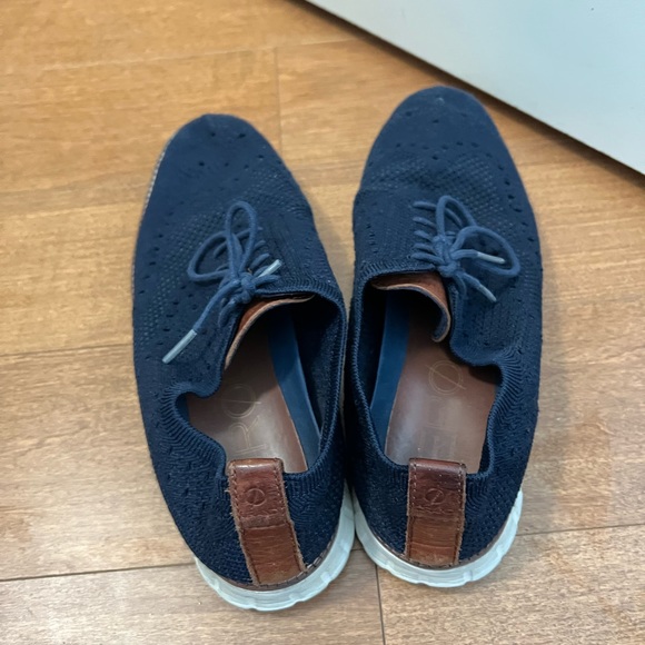 Cole Haan Zerogrand Navy Oxfords - Picture 7 of 9